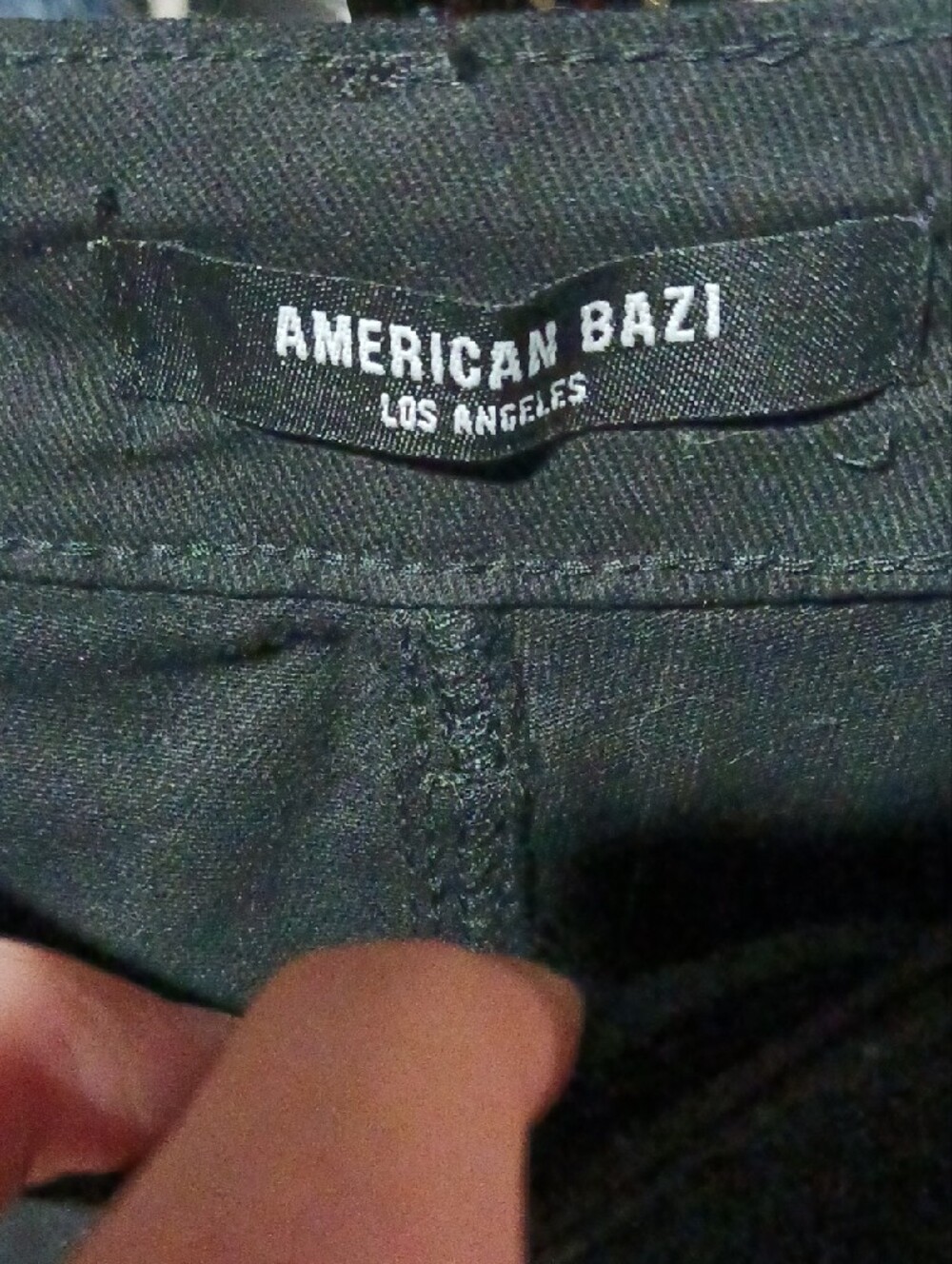 American Bazi Black Cargo Pants with Utility Pockets - Picture 4 of 8